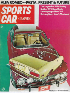 SPORTS CAR GRAPHIC 1971 MAY - ALFA Spcl: RACING SAGA, SPIDER vs GTV 